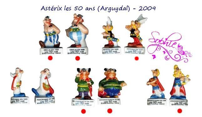 Fève 50 Ans des Aventures d' Astérix Assurancetourix en 2009 2010 