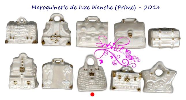 2013 maroquinerie de luxe blanche