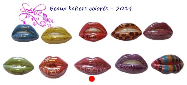 2014 beaux baiser scolores