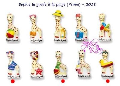 2018 sophie la girafe a la plage